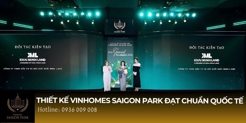 Thiết kế Vinhomes Saigon Park đạt chuẩn quốc tế