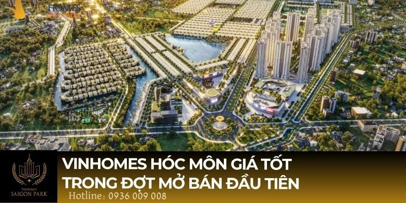Vinhomes Hóc Môn giá tốt trong đợt mở bán đầu tiên