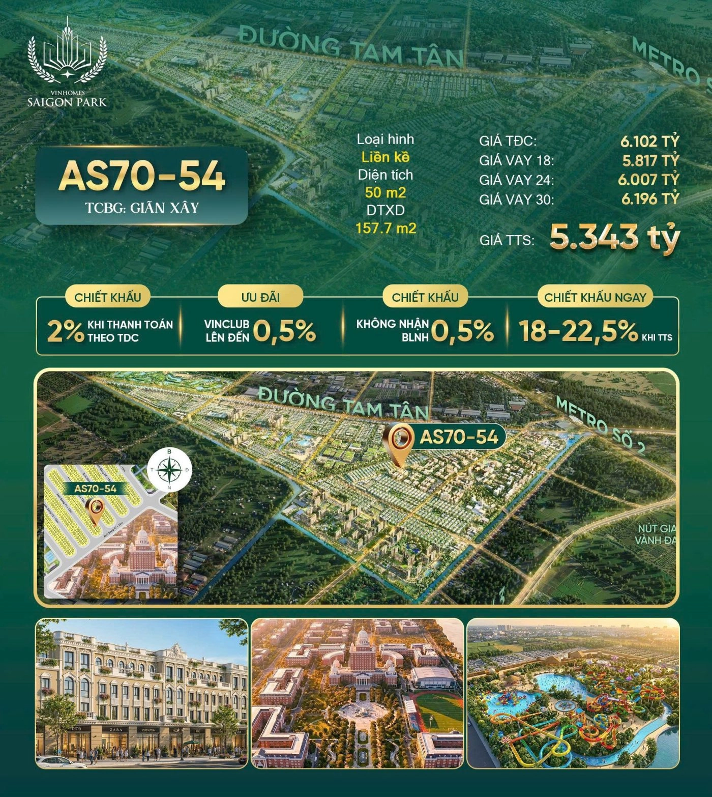 Tổng quan căn AS70-54 Vinhomes Saigon Park